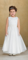 Emmerling Flower Girl Dress 91946 - Lace and organza
