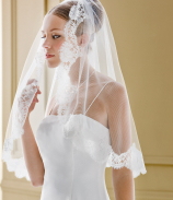 Emmerling Veil 2844 - French Lace. Handmade in Germany